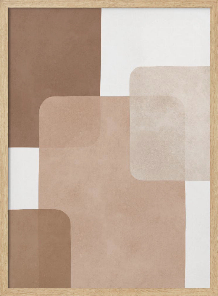 Boho aquarelstreken 3 | Poster