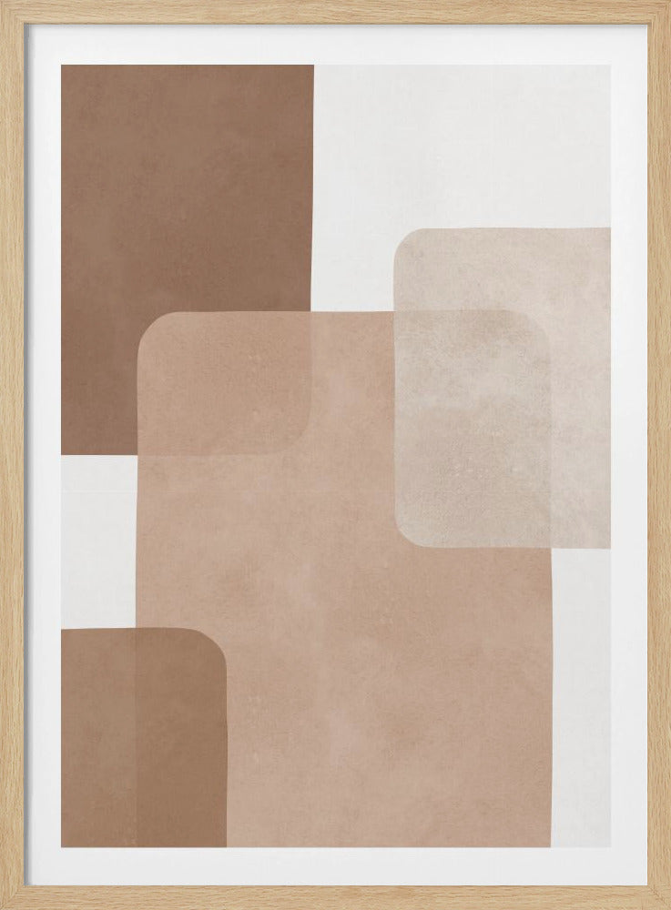 Boho aquarelstreken 3 | Poster