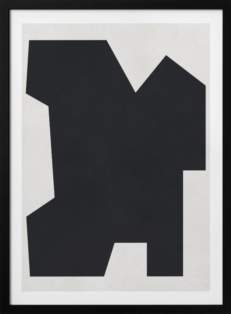 Zwart-wit geometrie 6 | Poster