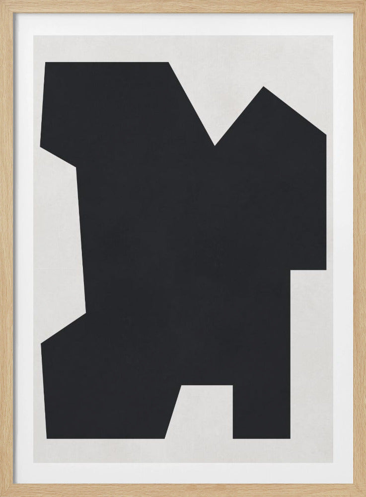 Zwart-wit geometrie 6 | Poster