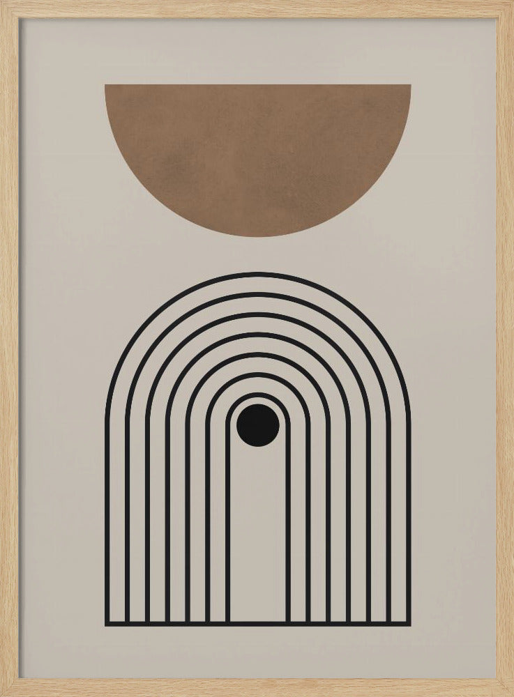 Compositielijnen en cirkels 5 | Poster