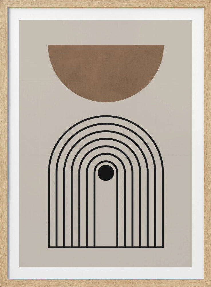 Compositielijnen en cirkels 5 | Poster