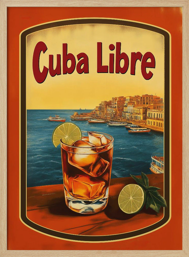 Cuba Libre Vintage Reclame | Poster