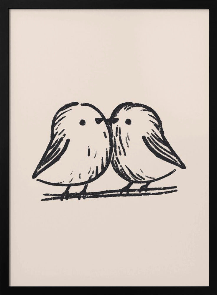 Vogels in harmonie | Poster