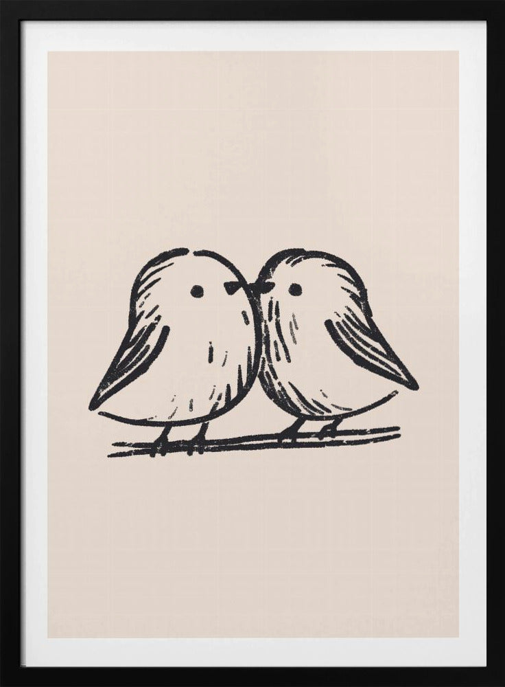 Vogels in harmonie | Poster