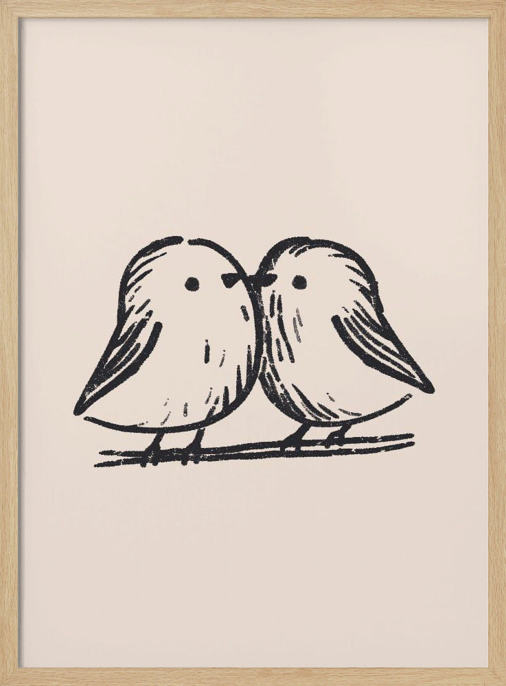 Vogels in harmonie | Poster
