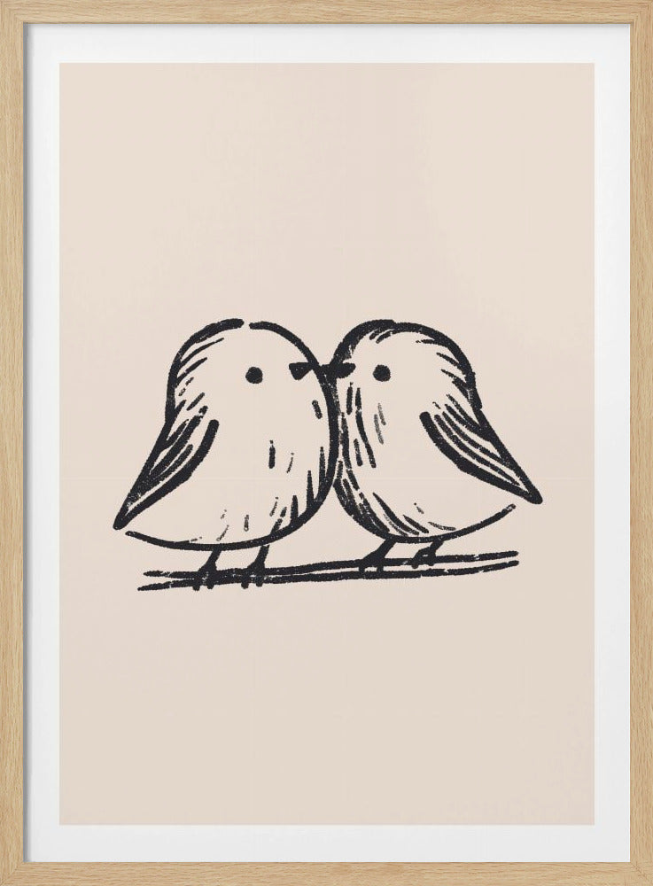 Vogels in harmonie | Poster