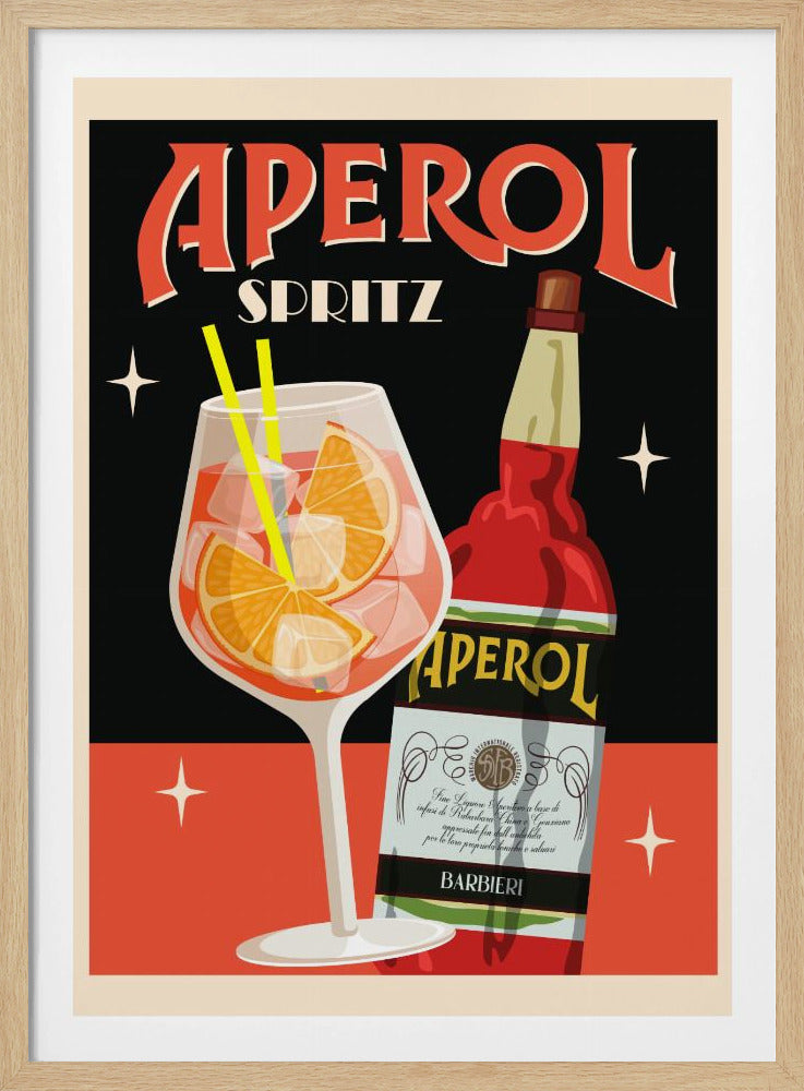 Aperol Spritz_Zwart | Poster