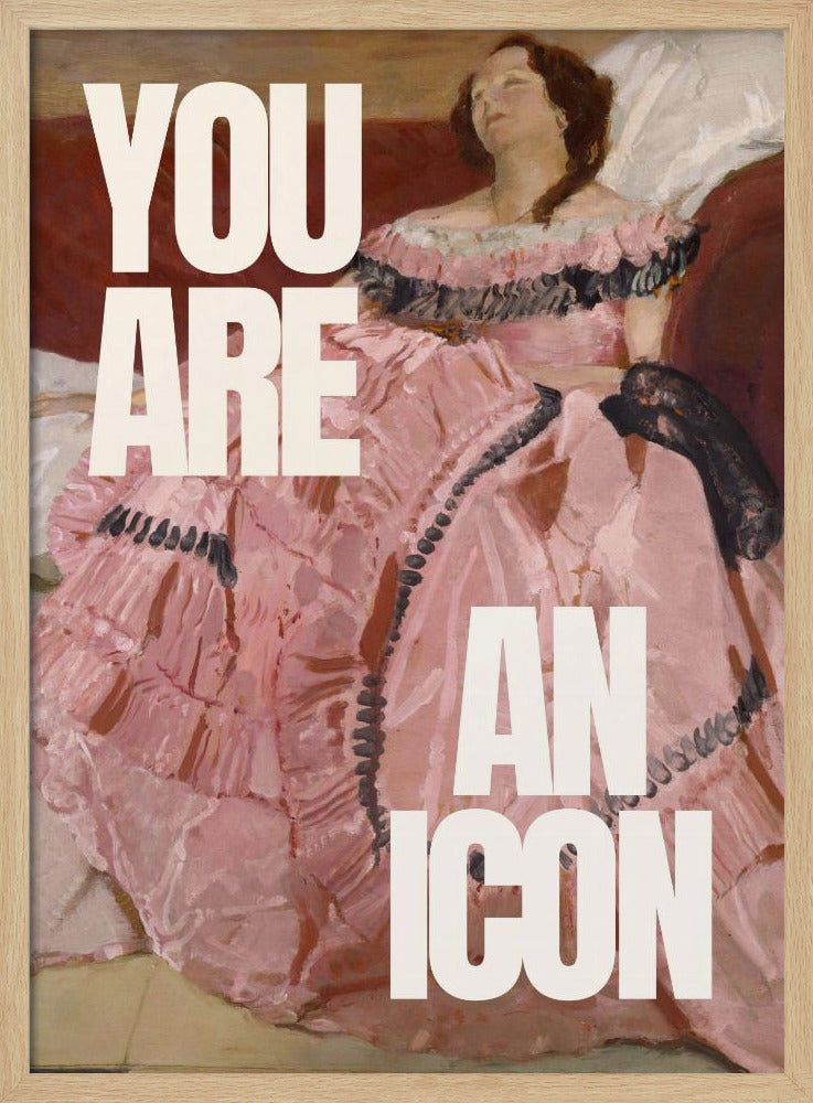 Jij bent een icoon | Poster