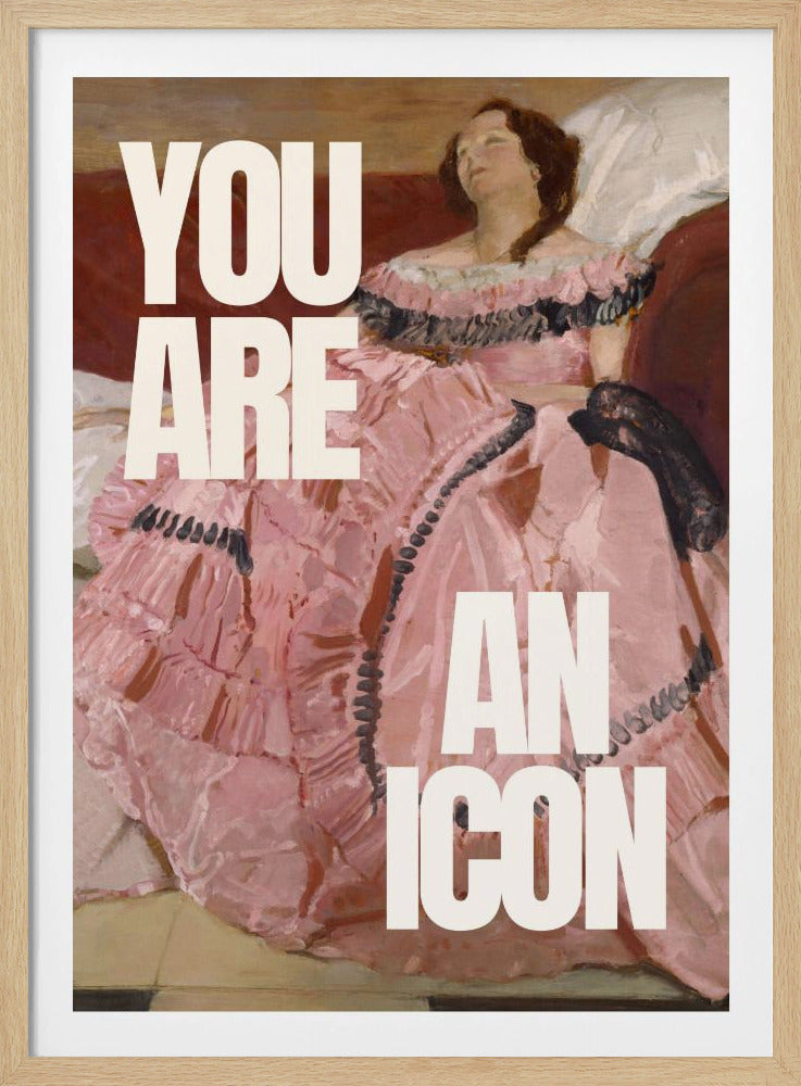 Jij bent een icoon | Poster