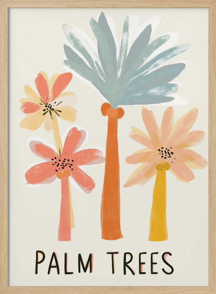 Tropische bloemen | Poster