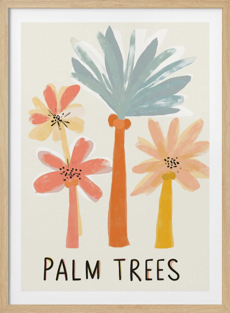 Tropische bloemen | Poster