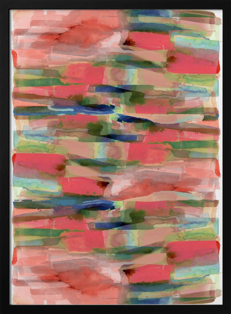 Abstracte vloeibare vormen print | poster