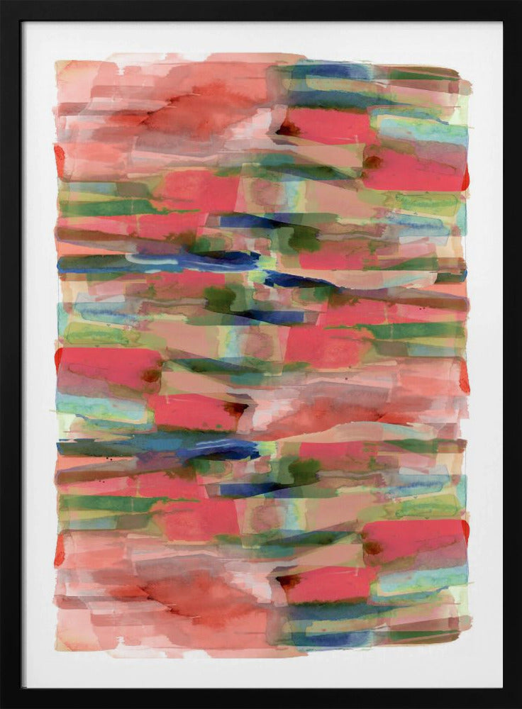Abstracte vloeibare vormen print | poster