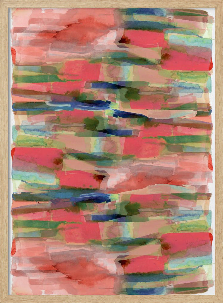 Abstracte vloeibare vormen print | poster