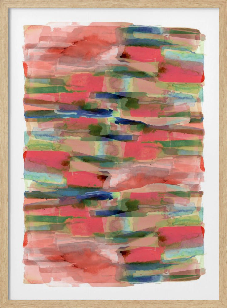 Abstracte vloeibare vormen print | poster