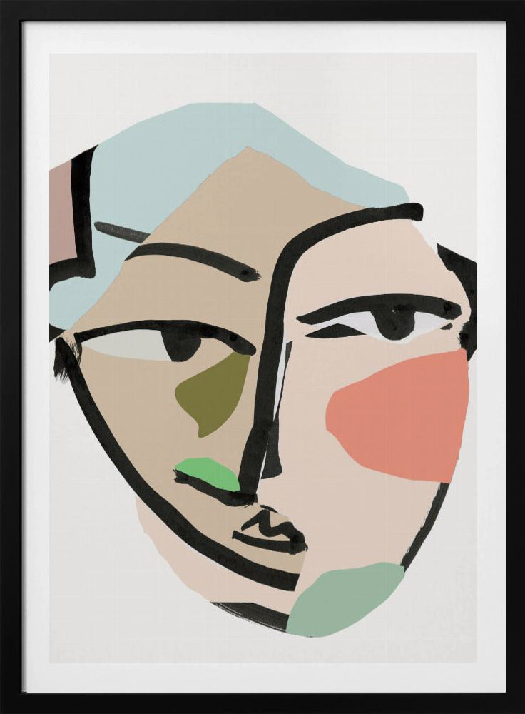 Visage No2 Kunstdruk | Poster