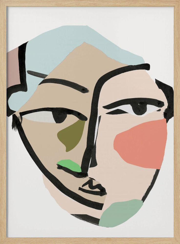 Visage No2 Kunstdruk | Poster