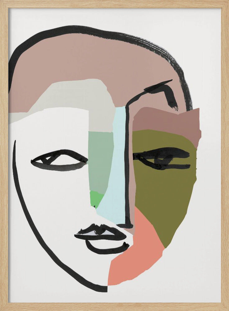 Visage No 1 Art Print | Poster