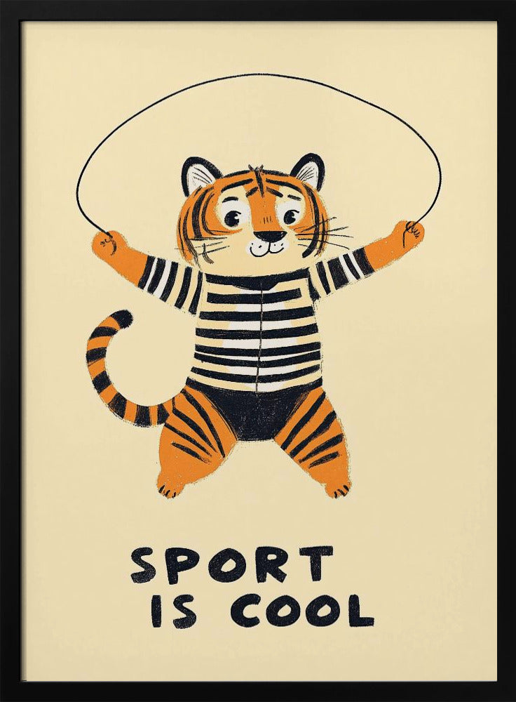 Springende Tijger Plezier | Poster