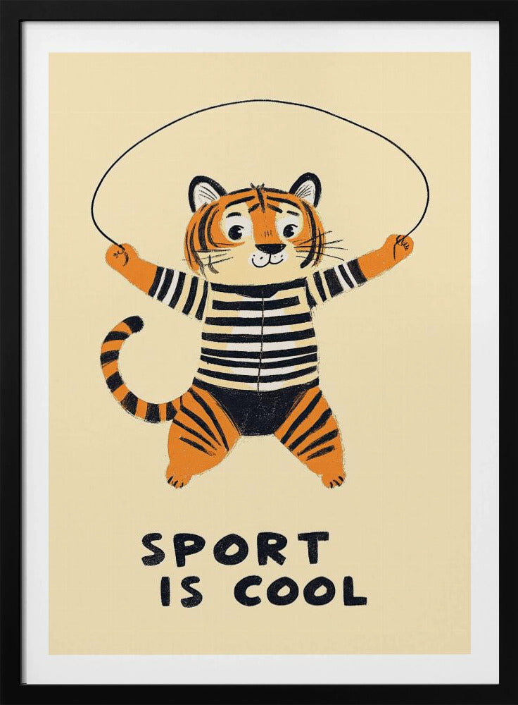 Springende Tijger Plezier | Poster