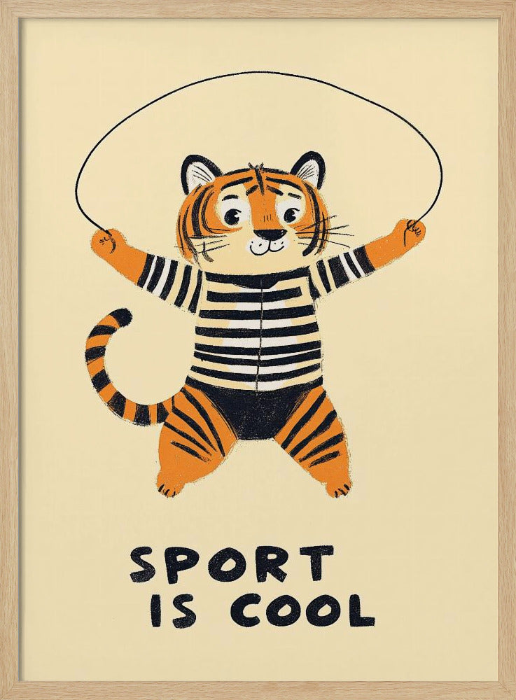 Springende Tijger Plezier | Poster