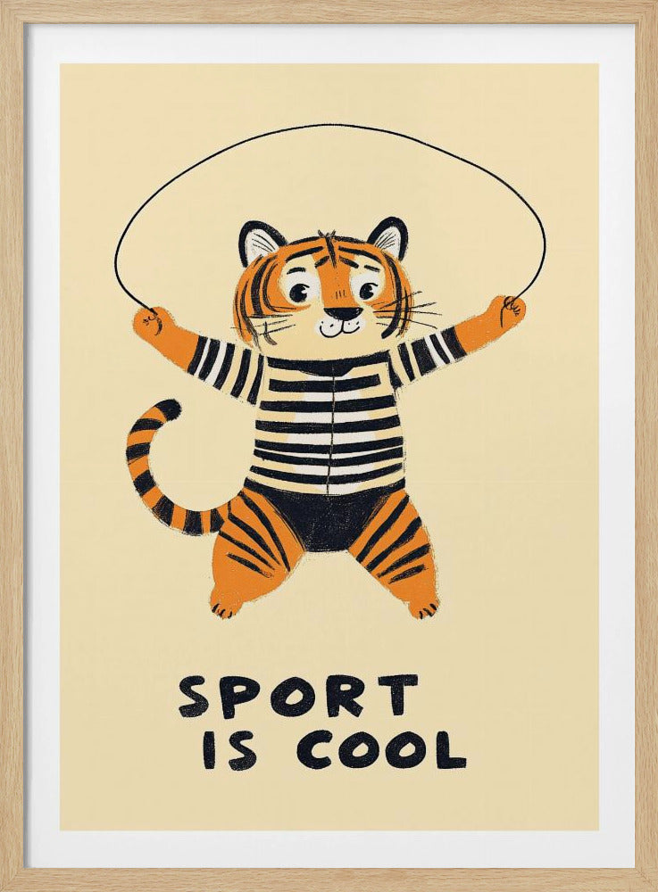 Springende Tijger Plezier | Poster