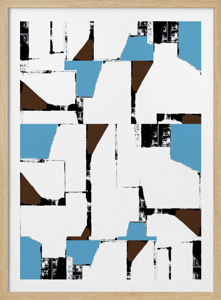 Abstract Neutrale Geometrie nr. 2 | Poster