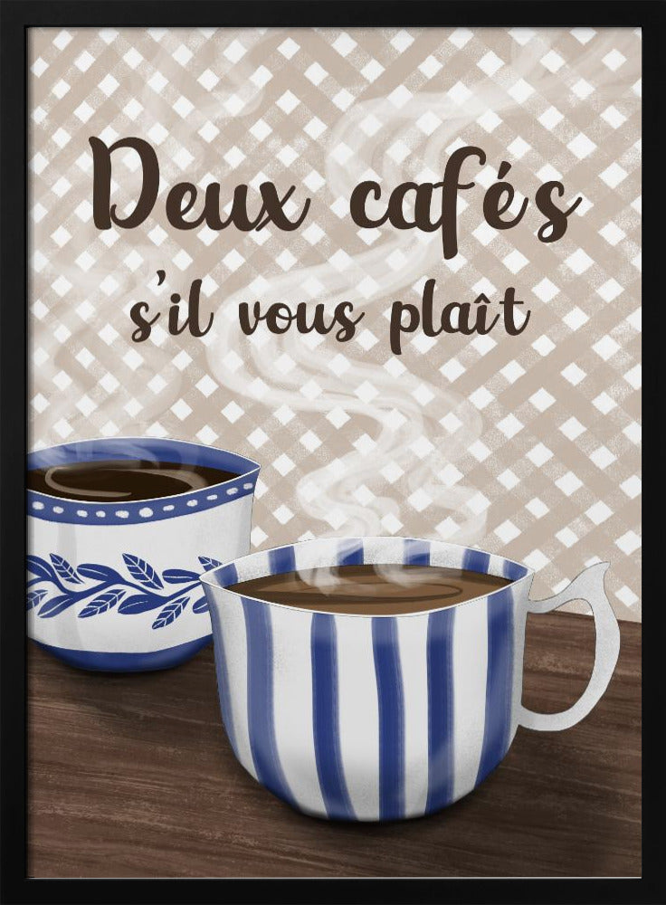Twee koffie alstublieft | Poster
