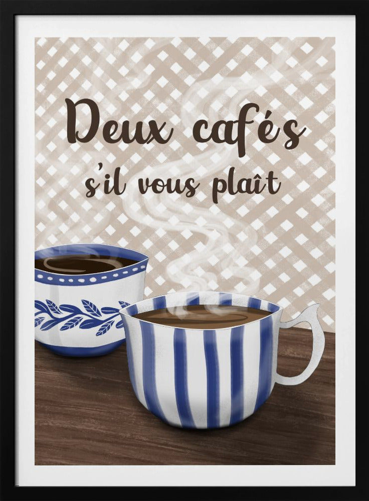 Twee koffie alstublieft | Poster