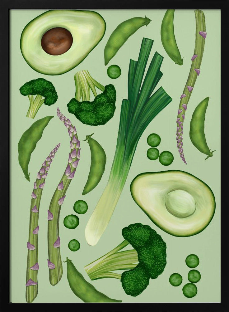Groene groenten | Poster