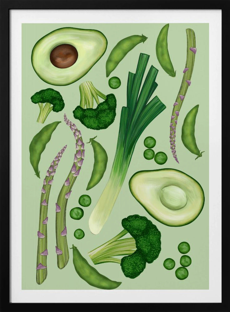 Groene groenten | Poster