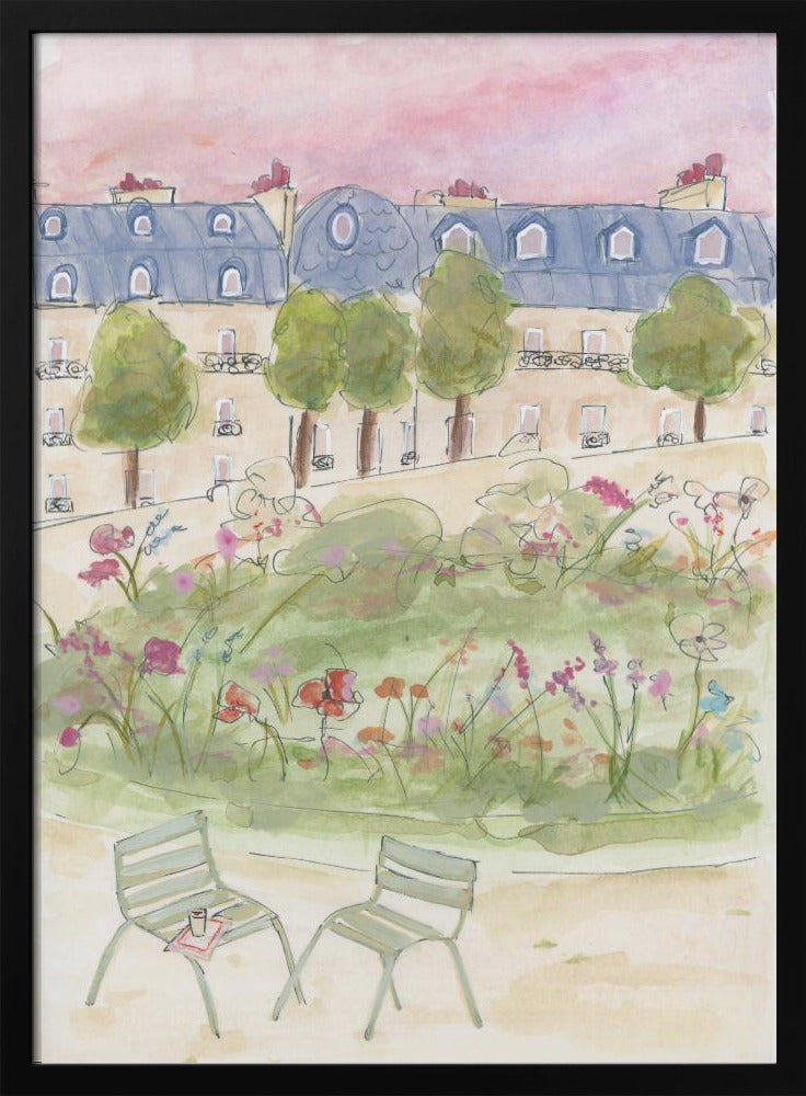 Parijse tuin | Poster
