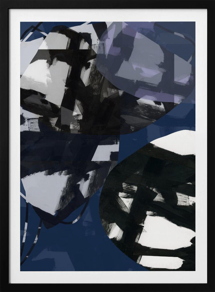 Donkerblauwe Schoonheid nr. 3 | Poster