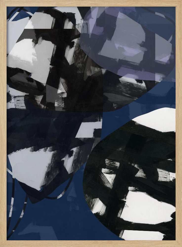 Donkerblauwe Schoonheid nr. 3 | Poster