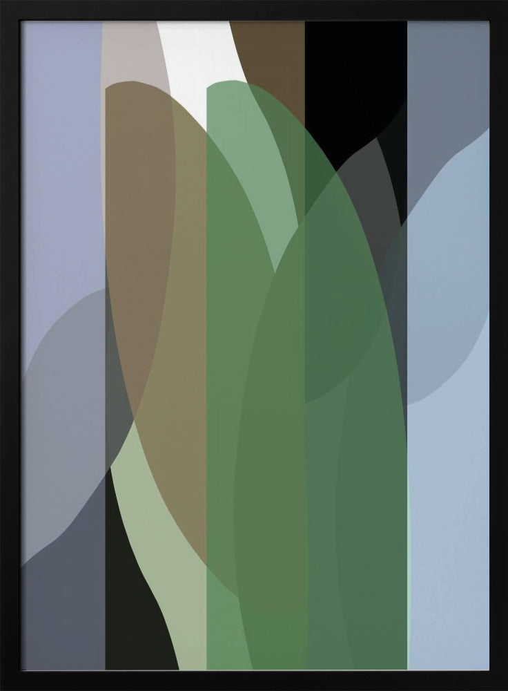 Abstracte vormen kunstdruk nr. 3 | Poster