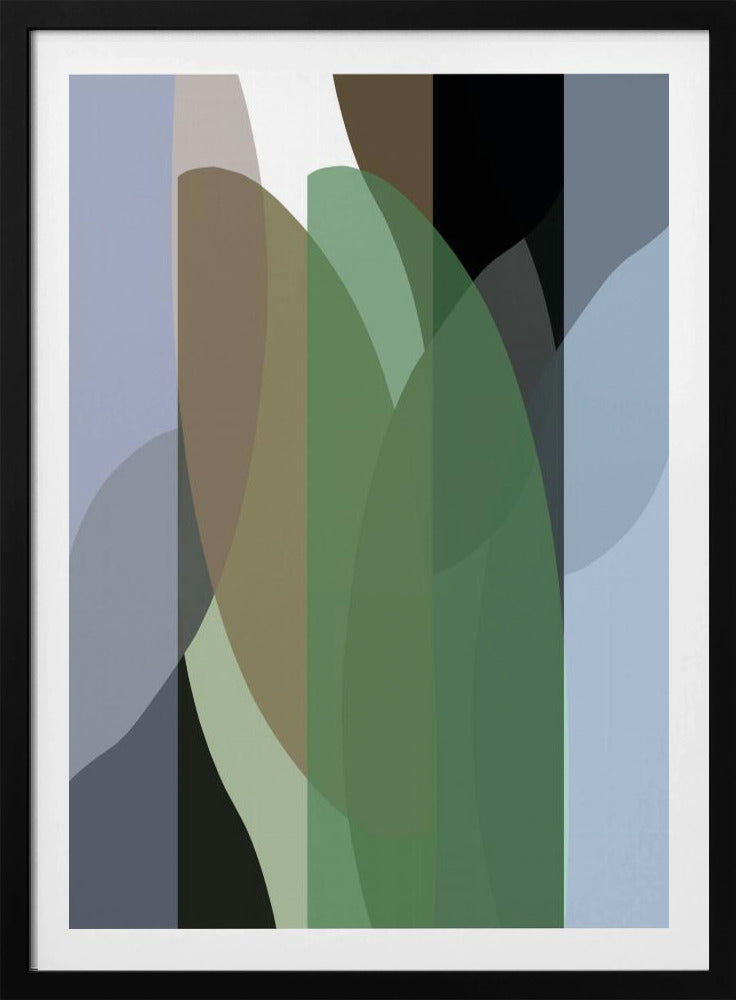 Abstracte vormen kunstdruk nr. 3 | Poster