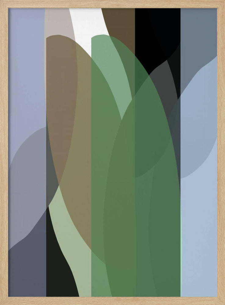 Abstracte vormen kunstdruk nr. 3 | Poster