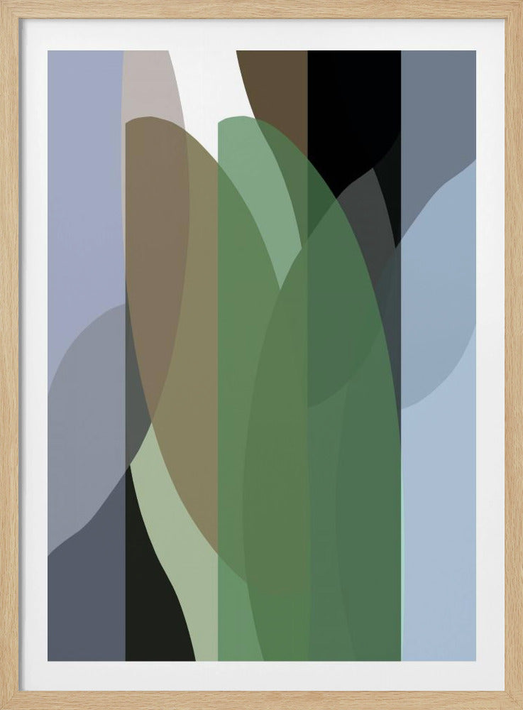 Abstracte vormen kunstdruk nr. 3 | Poster