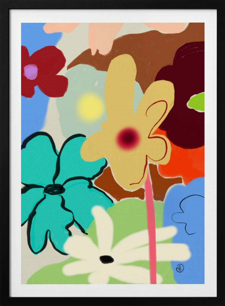 LUIDE BLOEMEN DANSEN | Poster