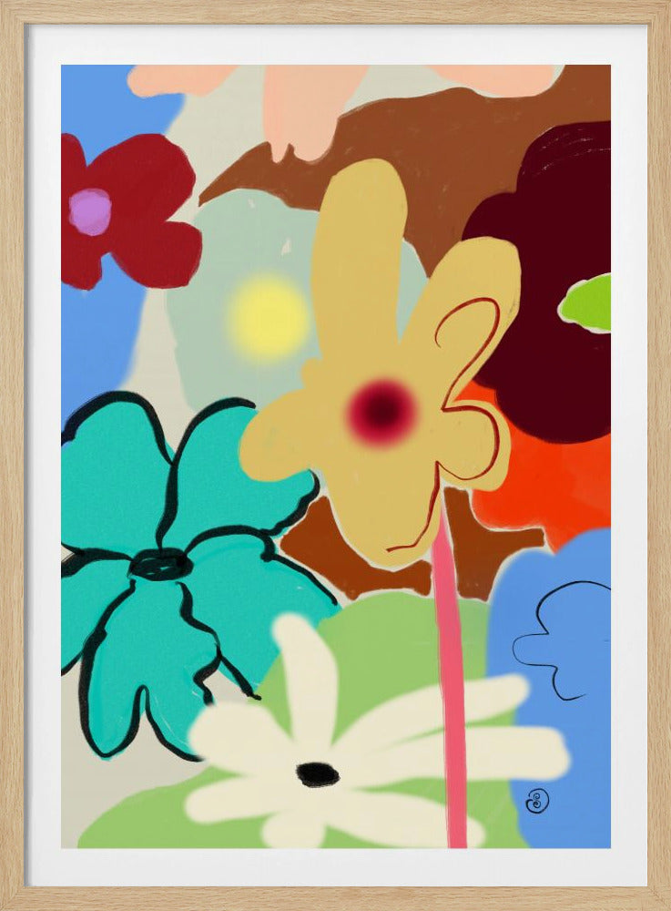 LUIDE BLOEMEN DANSEN | Poster