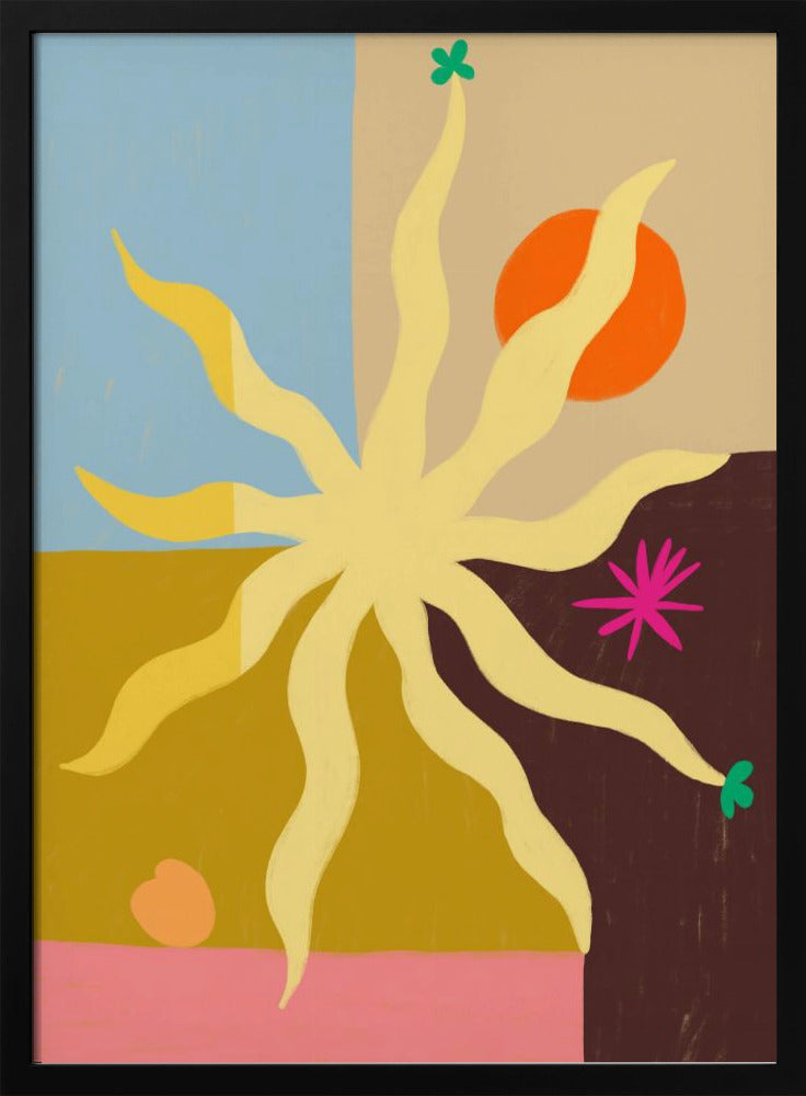 De zon, de vrucht en de bloem | Poster