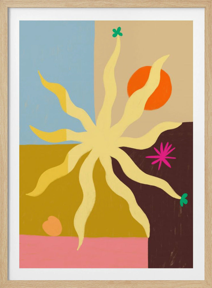 De zon, de vrucht en de bloem | Poster