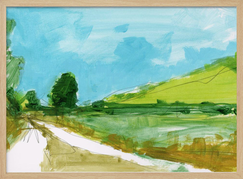 Landelijk Landschap 3 | Poster