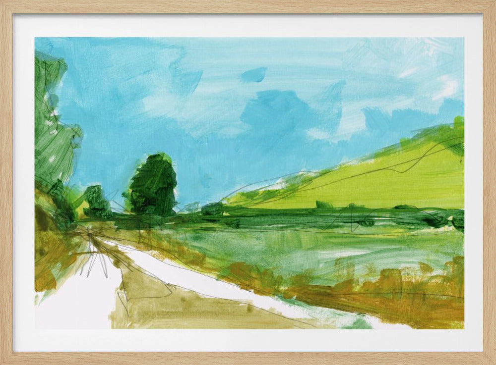 Landelijk Landschap 3 | Poster