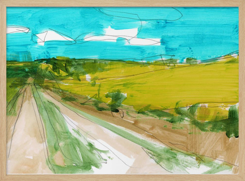 Landelijk Landschap 2 | Poster