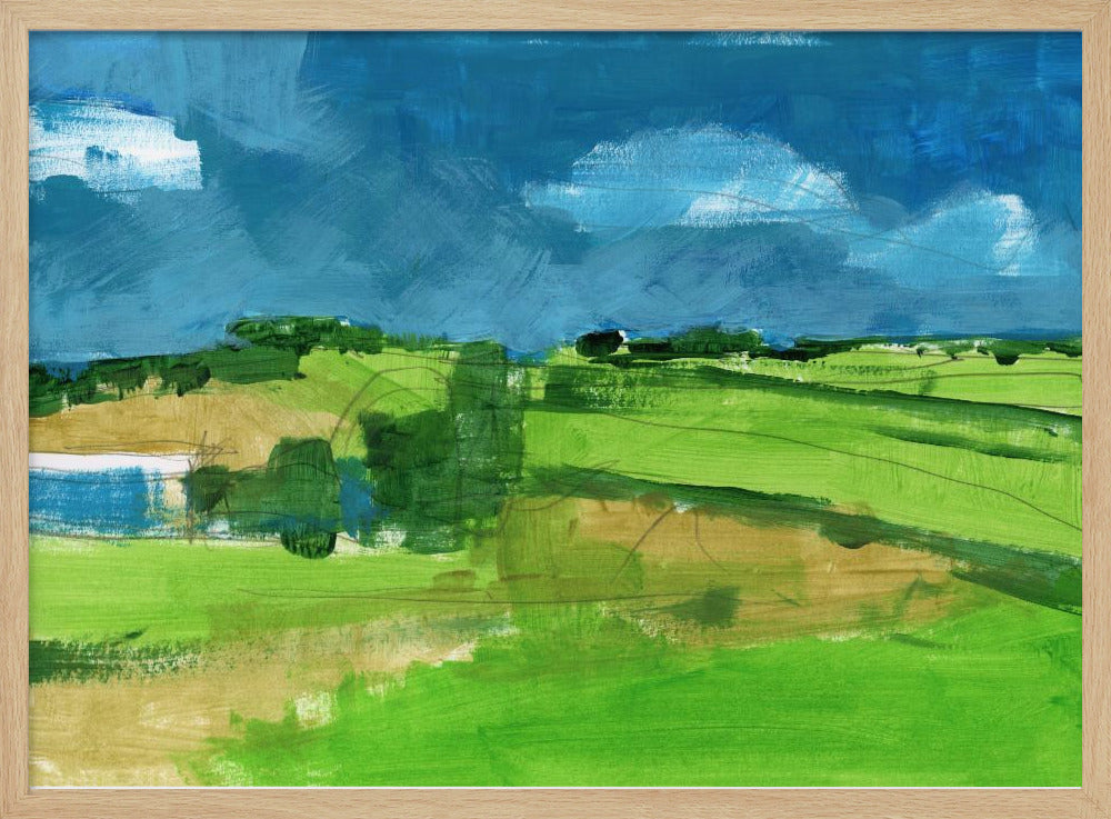 Landelijk Landschap 4 | Poster