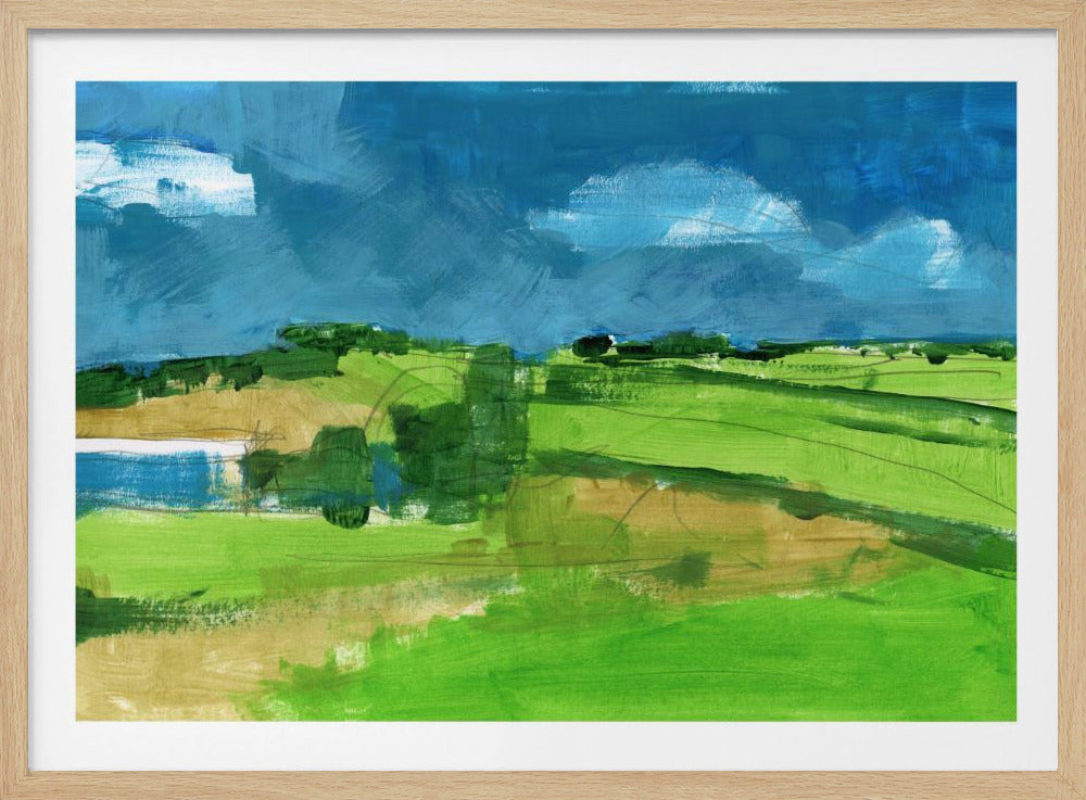Landelijk Landschap 4 | Poster