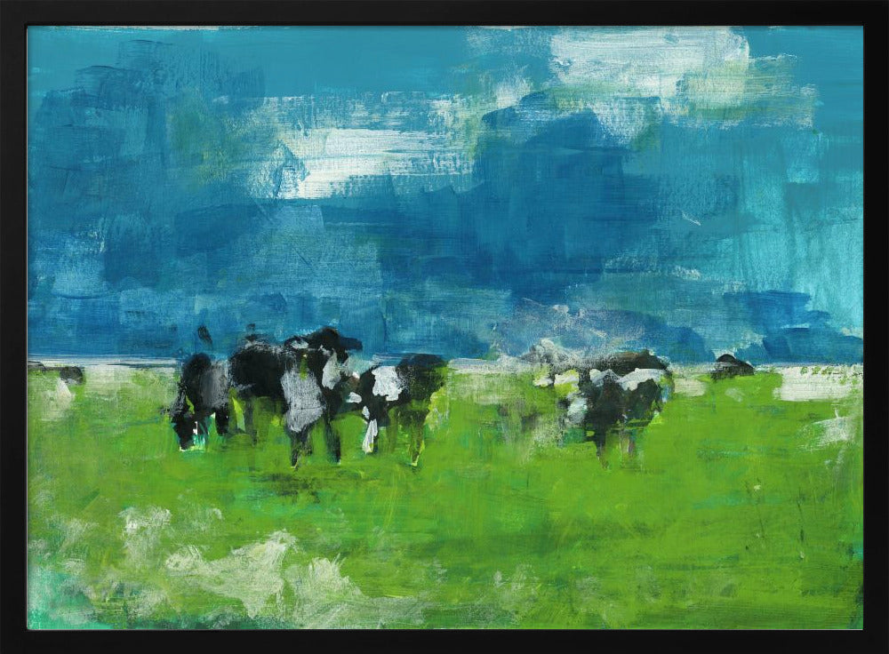Koeien in landschap Print nr. 1 | Poster