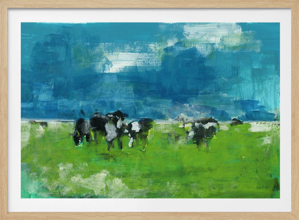 Koeien in landschap Print nr. 1 | Poster